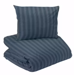 Mirage Bäddset Hotell Satin Marinblå Enkeltäcke 150x210 Redlunds