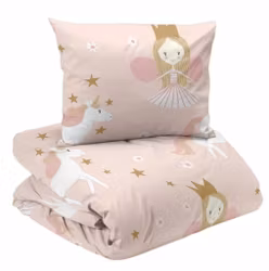 Nellie Bäddset Prinsessa Rosa Barn Enkeltäcke 150x210 Redlunds