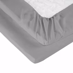 Dra på lakan Enkelsäng 120x200 Grå Nina Royal