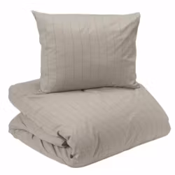 Square Påslakanset Satin Sand Enkeltäcke 150x210 Redlunds