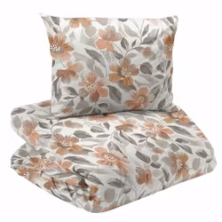 Vera Påslakanset Beige Enkeltäcke 150x210 Redlunds