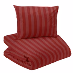 Mirage Bäddset Hotell Satin Röd Enkeltäcke 150x210 Redlunds