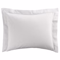 Örngott Med Vinge 50x60 Satin Vit Borganäs of Sweden