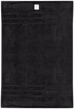 Handduk Frotte 50x70 cm Svart Kosta Linnewäfveri