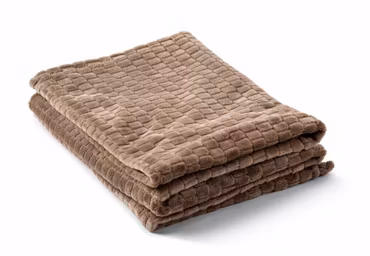 Fleecepläd Jaquard 130x170 Nougat Kosta Linnewäfveri
