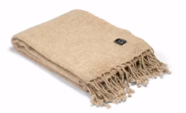 Pläd Sjövallen 130x170 Beige Kosta Linnewäfveri