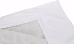 Kuvertlakan Percale 90x200 Vit Kosta Linnewäfveri