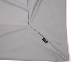 Kuvertlakan Percale 120x200 Ljusgrå Kosta Linnewäfveri