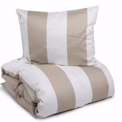 Fjällbacka Påslakanset Sand Dubbeltäcke 230x220 Kosta Linnewäfveri