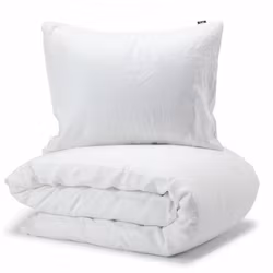 Linnea Påslakanset Vit Linne Enkeltäcke 150x210 Kosta Linnewäfveri