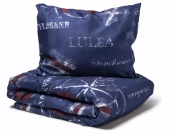 Kust Bäddset Microfiber Marinblå Enkeltäcke 150x210 Lord Nelson Victory