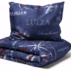 Kust Påslakanset Microfiber Marinblå Enkeltäcke 150x210 Lord Nelson Victory