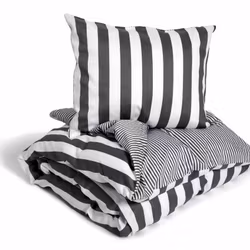Grebbestad Påslakanset Grå Satin Enkeltäcke 150x210 Kosta Linnewäfveri