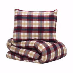 Hedekas Påslakanset Röd Flanell Enkeltäcke 150x210 Lord Nelson