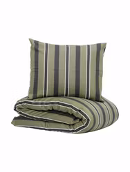 Heestrand Bäddset Grön Satin Enkeltäcke 150x210 Lord Nelson