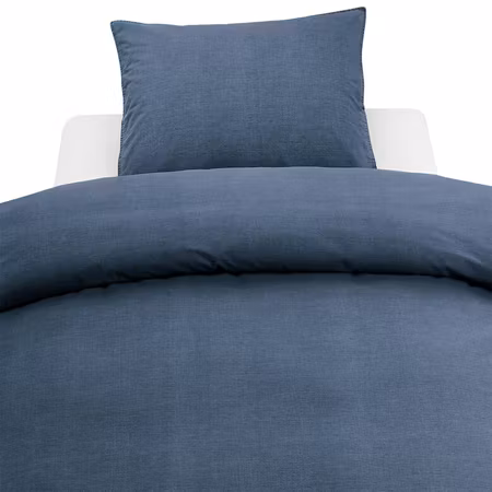 Washed Marin Bäddset Borganäs of Sweden Enkeltäcke 150x210