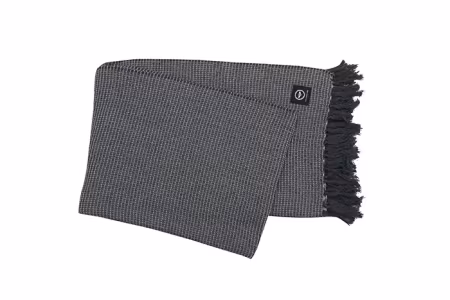 Pläd Valter, Mörkgrå/Grå Återvunnen By Wille