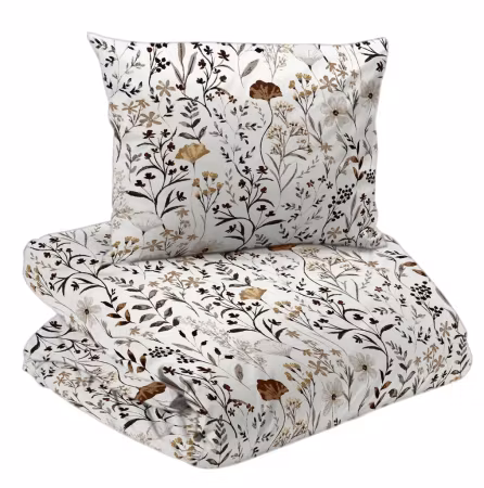 Cecilia Bäddset beige Enkeltäcke 150x210 Redlunds