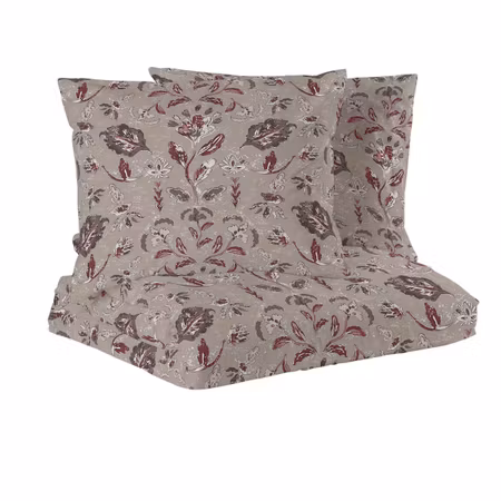 Bäddset Ingela satin kingsize Mullvad 220x210