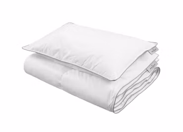 Lyxfiber Kudde +Täcke 100x130 cm Spjälsäng