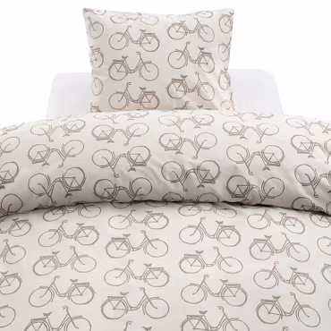 Bäddset Cykel Beige 150x210