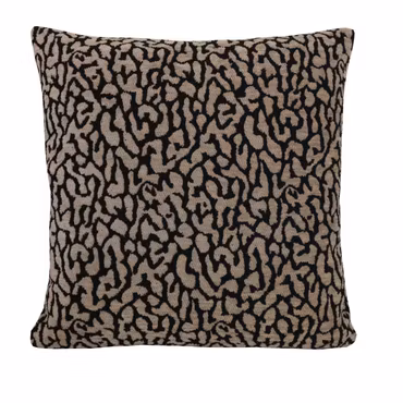 Dillon Kuddfodral Beige/Svart Leopard 45x45