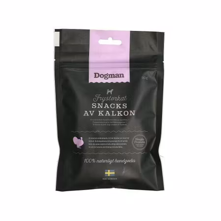 Frystorkat snacks av kalkon 50g