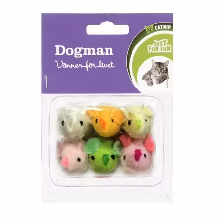 Leksak Möss 6p Flerfärgad 4,5cm