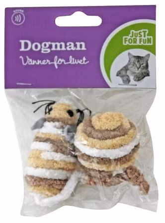 Leksak Frottémus + Boll 2p Beige 7cm