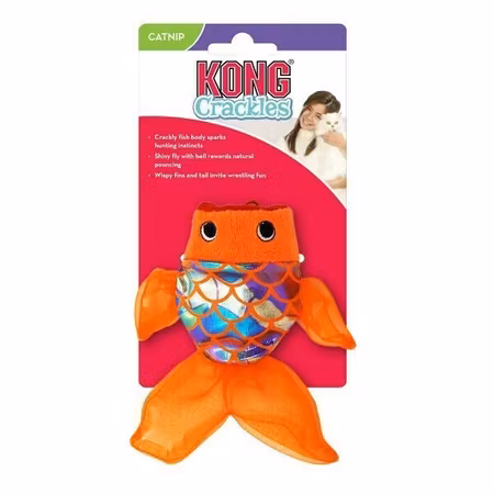 KONG Leksak Crackles Gulpz Orange 20cm