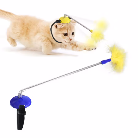 Cat teaser toy fjäder