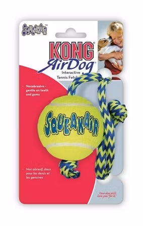 KONG Leksak SqueakAir Boll m rep Gul