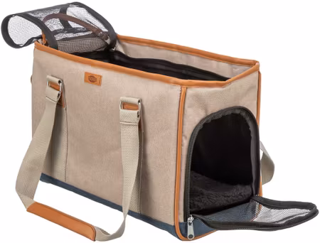 Transportväska Elisa, 20 × 26 × 41 cm, sand