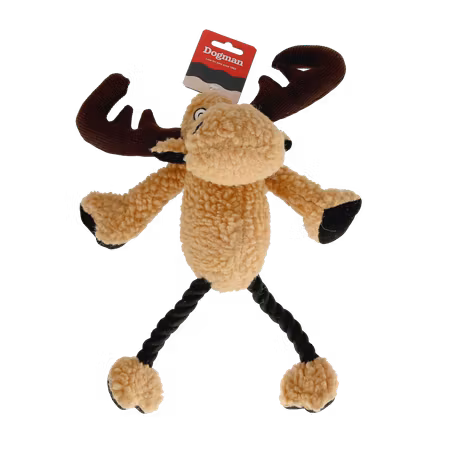 Hundleksak Älg med pip Brun 33cm