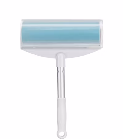 Klädroller XXL, silikon, 20 × 30 cm, vit/turkos