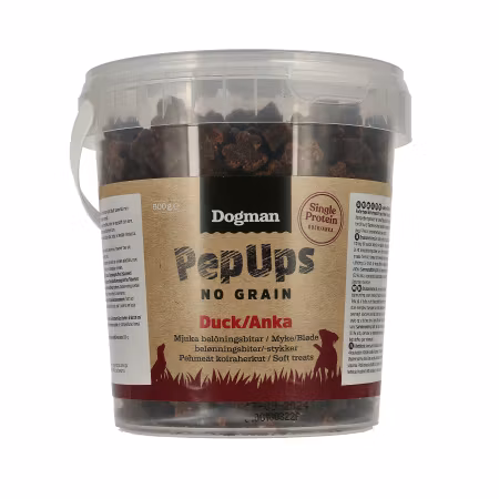 Pep Ups No Grain Anka Hundgodis 500g