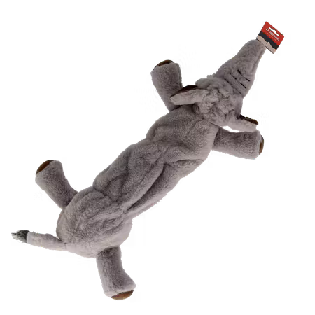 Hundleksak Elefant med prassel 67cm Grå