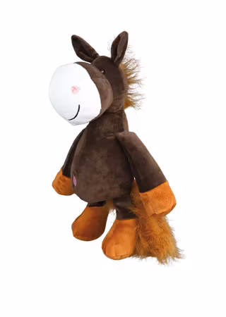 Häst, plysch, 32 cm