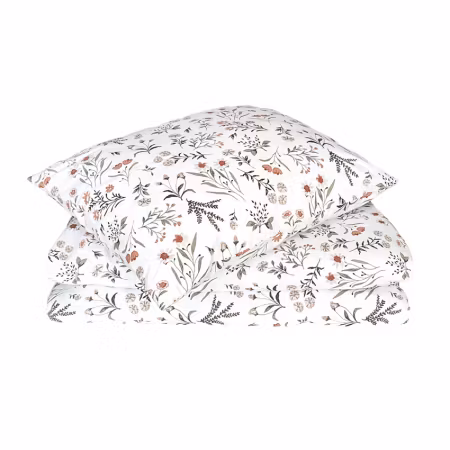 Bäddset Juliana Orange/Grön 150x210 cm by Wille