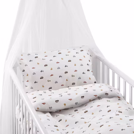 Bäddset John Beige Borganäs of Sweden Spjälsäng 100x130