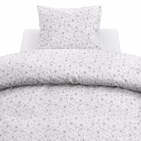 Bäddset Vilja Blå Borganäs of Sweden Enkeltäcke 150x210