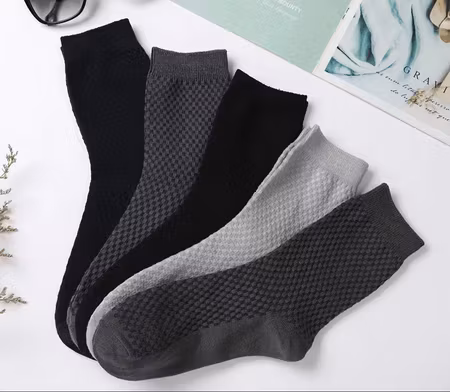 Strumpor i bambu (5-pack)