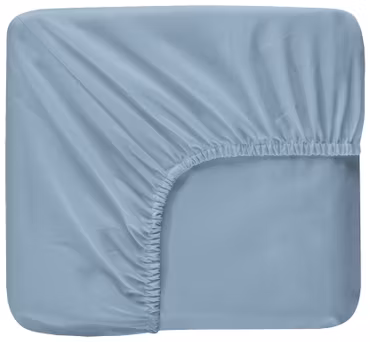 Dra på lakan Ljusblå 120x200