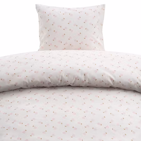 Bäddset Päron Rosa Enkeltäcke 150x210