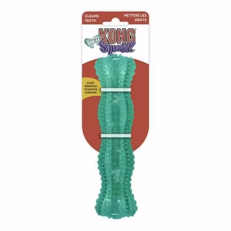 KONG Leksak Squeezz Dental Stick Grön M 19cm
