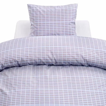 Rumba Blå Bäddset Borganäs of Sweden Enkeltäcke 150x210