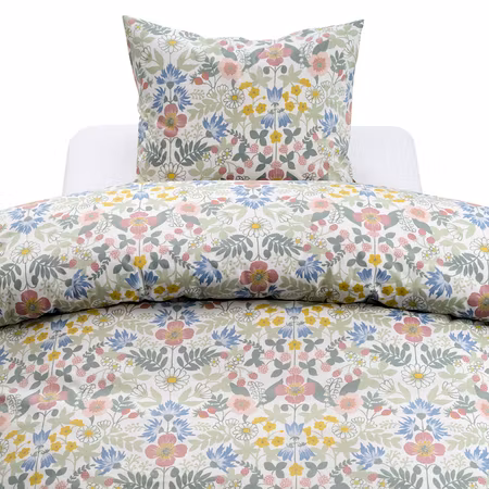 Sommarblommor Multi Bäddset  Borganäs of Sweden Enkeltäcke 150x210