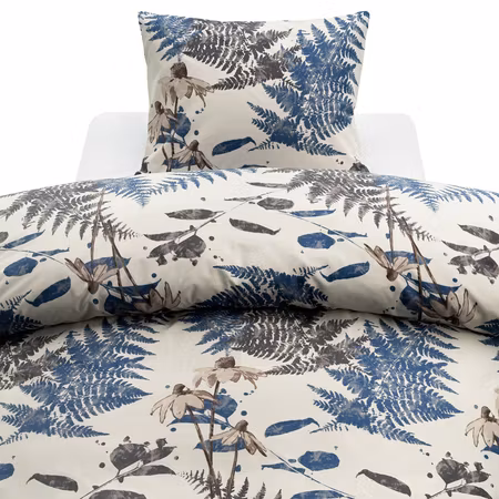 Skogsdunge Marinblå Bäddset Harmony Enkeltäcke 150x210