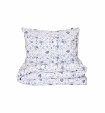 Bäddset Torgestad Slätväv 150x210 Kosta linnewäfveri