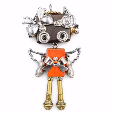Steampunk Robot - Fröken Silverbåge
